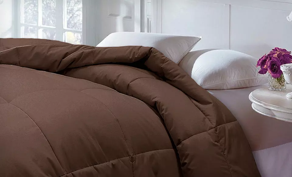 Cotton Down-Alternative Comforter (Up to 69% Off). Multiple Sizes and Colors Available. Free Shipping and Free Returns. - Second Medium