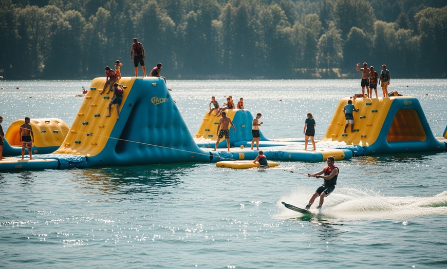 Image 3: 2 Std. Aquapark, Wasserski oder Wakeboard für 1, 2 oder 4 Personen