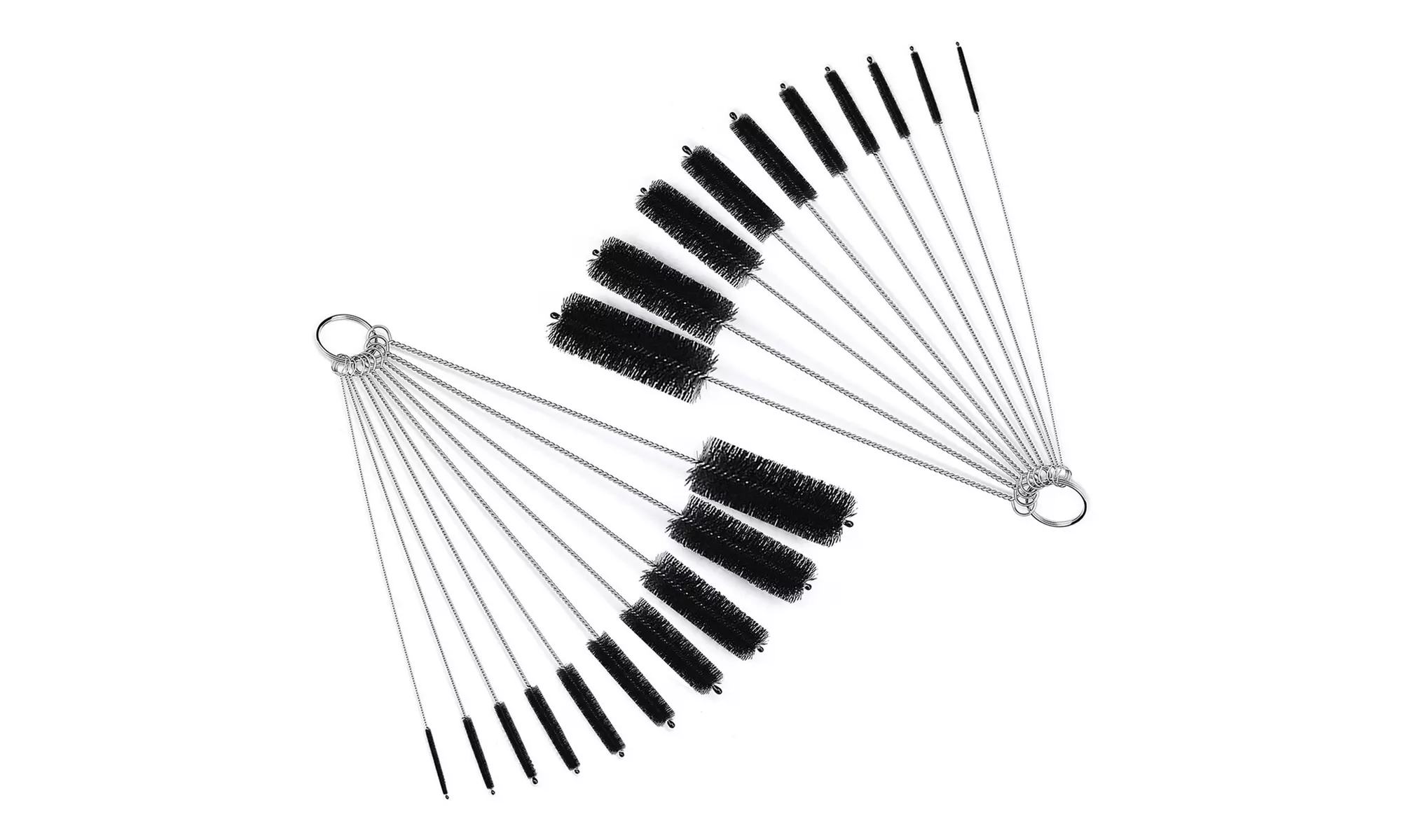 Waloo Non-Scratch Multi-Functional Cleaning Brush Set for Drinkware and Straws