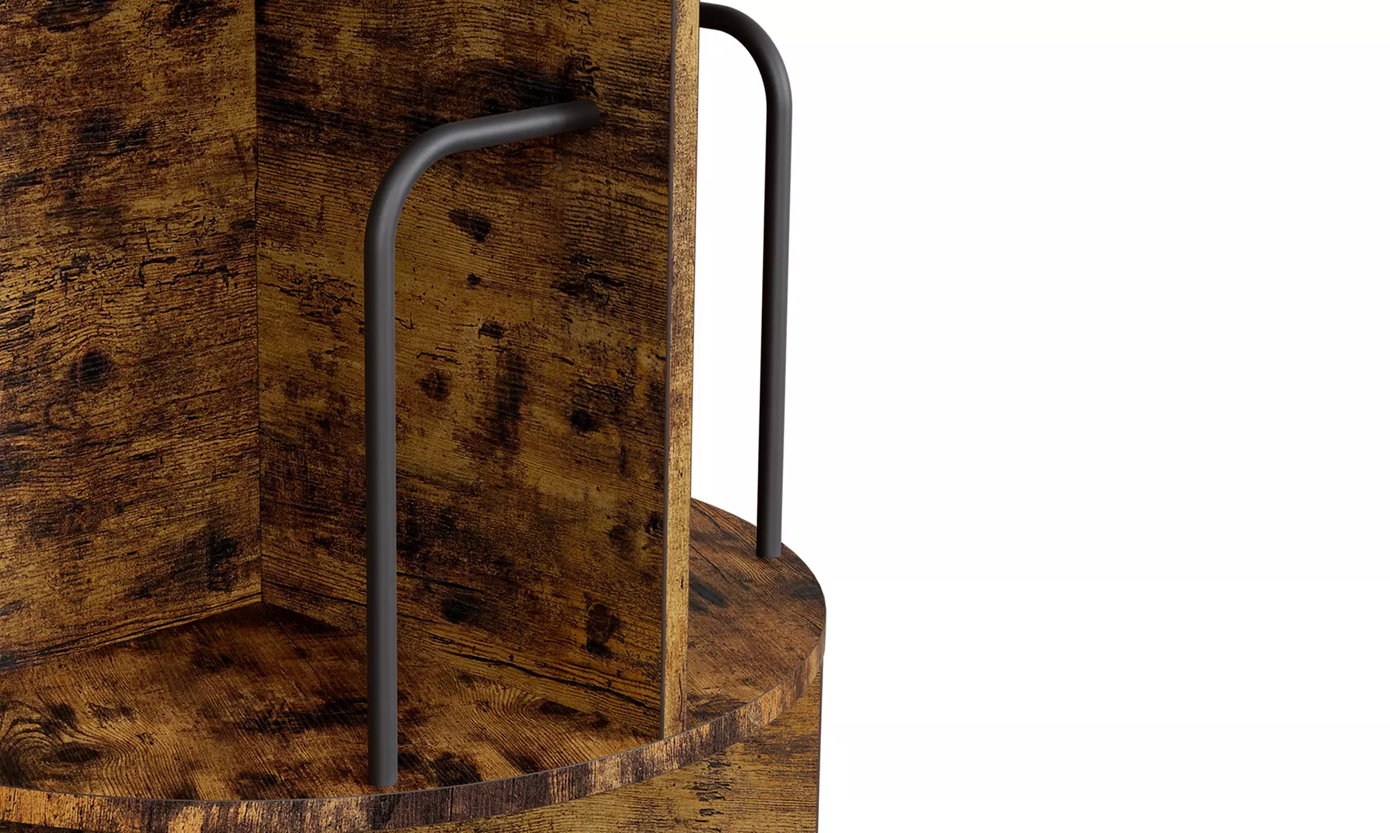 Cylindrical Rotatable Bookshelf