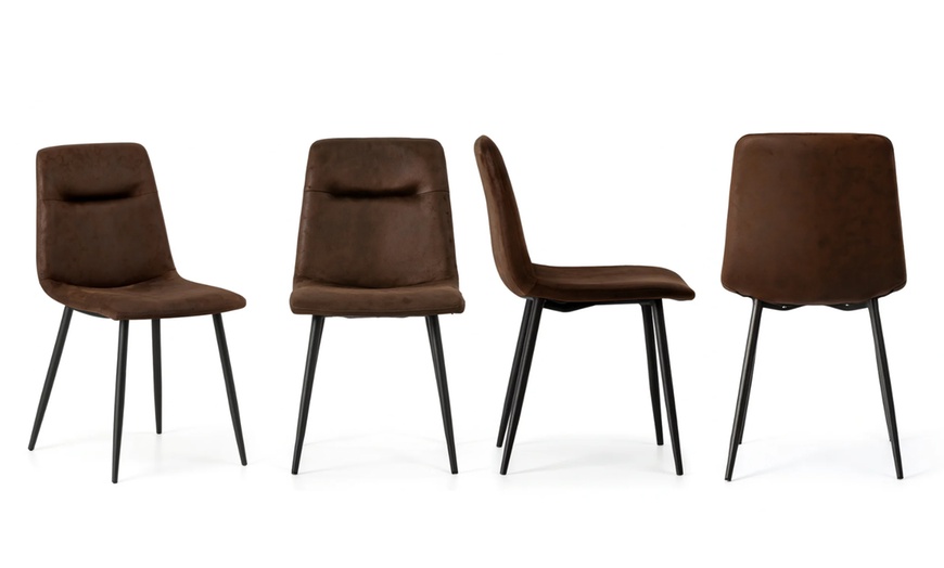 Image 2: Set di 4 sedie Tia in similpelle