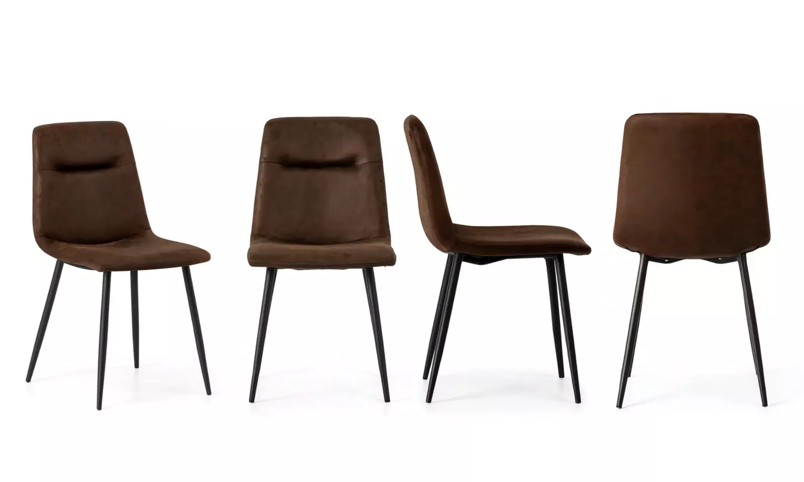 Set di 4 sedie Tia in similpelle