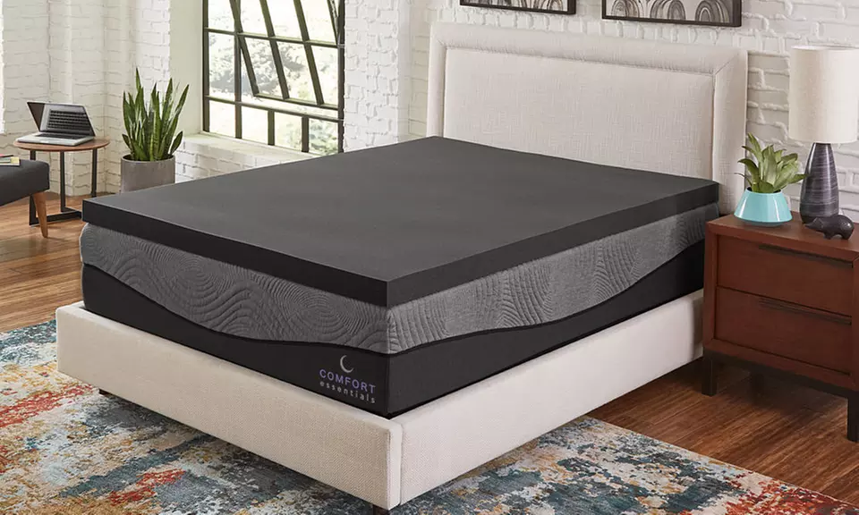 Comfort Essentials 3" Ebonite Memory Foam Topper - Primary Image