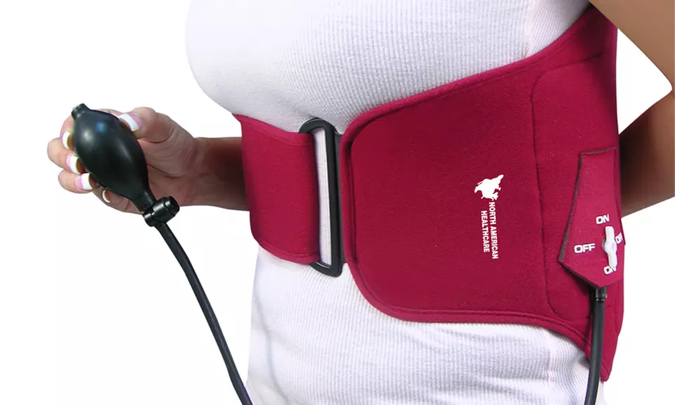 Inflatable Hot-Cold Compression Back Wrap - Primary Image