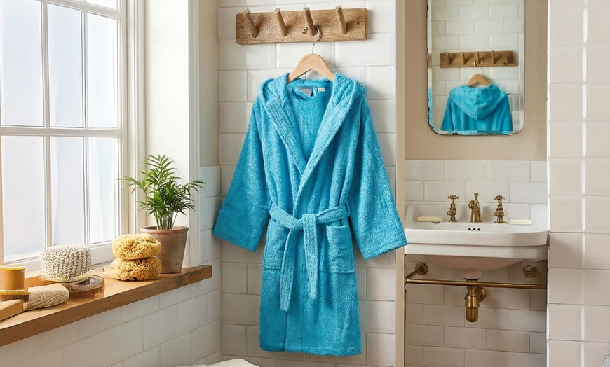 Image 21: Accappatoio bambino in 100% cotone