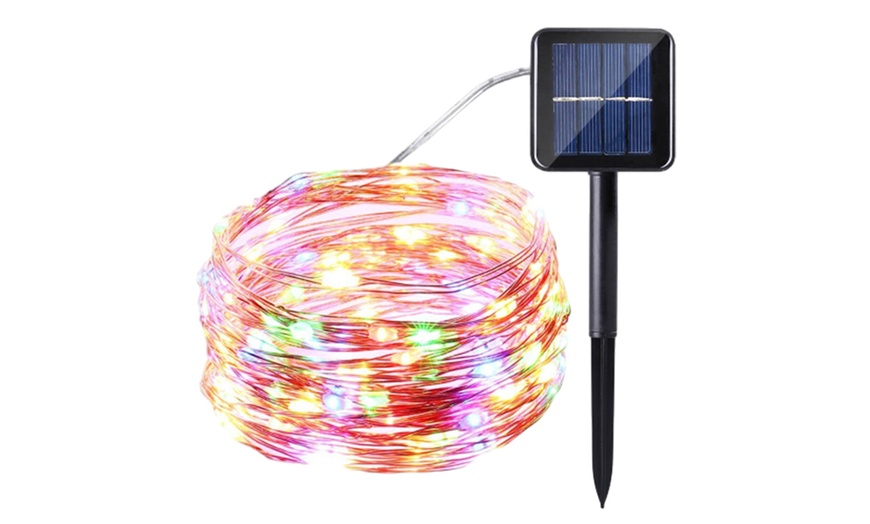Image 12: Garden Solar Powered Fairy String Light