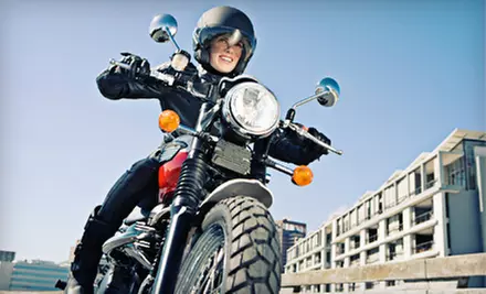Introduction to Motorcycle Experience for One or Two at Motorcycle Safety School in Stone Ridge (Up to 57% Off) - Primary Image