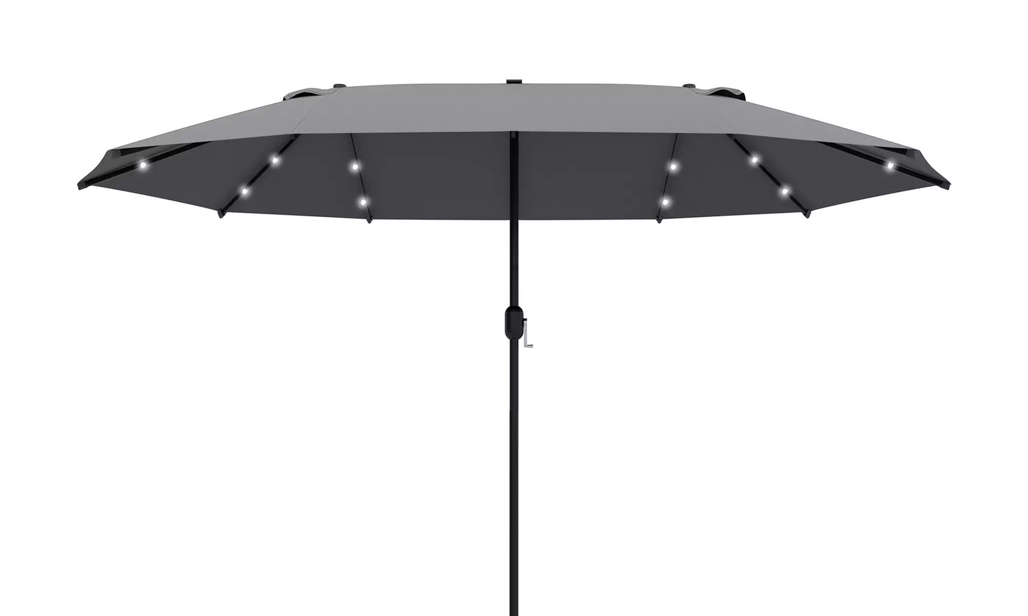 Outsunny 4.4m Double-Sided Sun Umbrella Garden Parasol