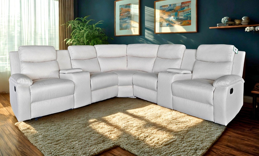 Image 9: Ravello Five Seater Recliner Sofa