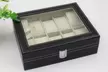 6/10/12/20/24 Slots Watch Box Display Case Organizer Jewelry Storage & Lockable - Second Medium