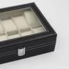 Image 7: 6/10/12/20/24 Slots Watch Box Display Case Organizer Jewelry Storage & Lockable