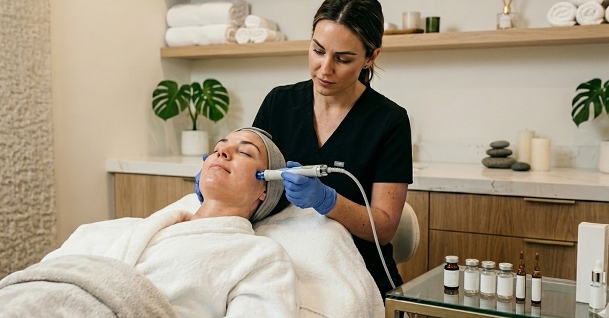 Tratamiento facial con radiofrecuencia, microdermoabrasión o hidrolimpieza en Barcelona