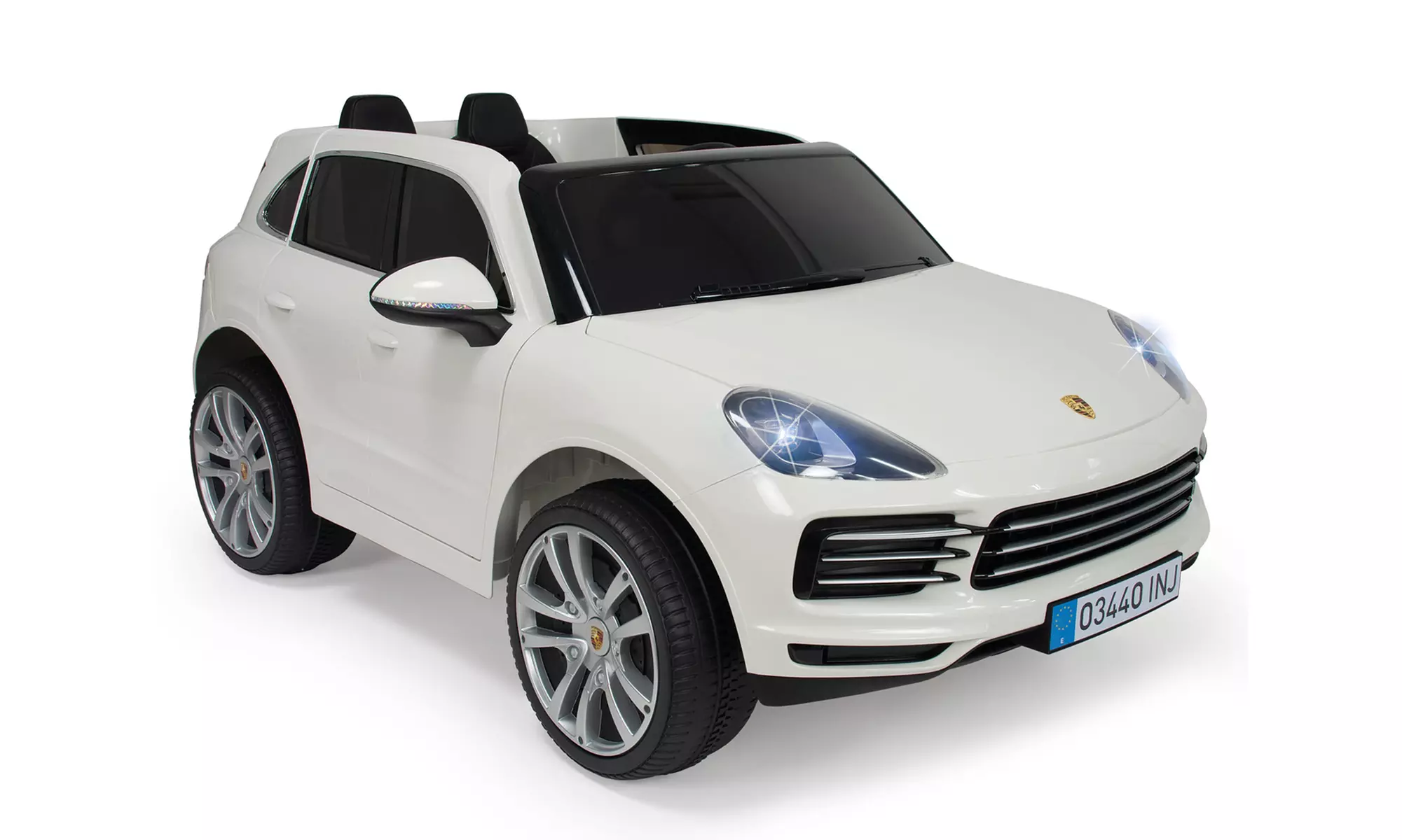 Voiture Porsche Cayenne S 12V blanche d'Injusa - Primary Image