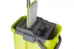 CLEANmaxx Wischsystem mit Easy-Mopp in Grau/Grün inkl. Eimer mit Auswring-Mechanismus - Second Medium
