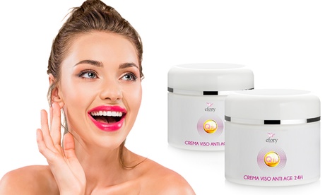 Fino a 6 creme per il viso Q10 Efory con acido ialuronico e collagene