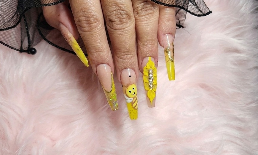 Image 7: 1 Gel Manicure + Gel Pedicure, Soft Gel Nails, Acrylic Nails and More