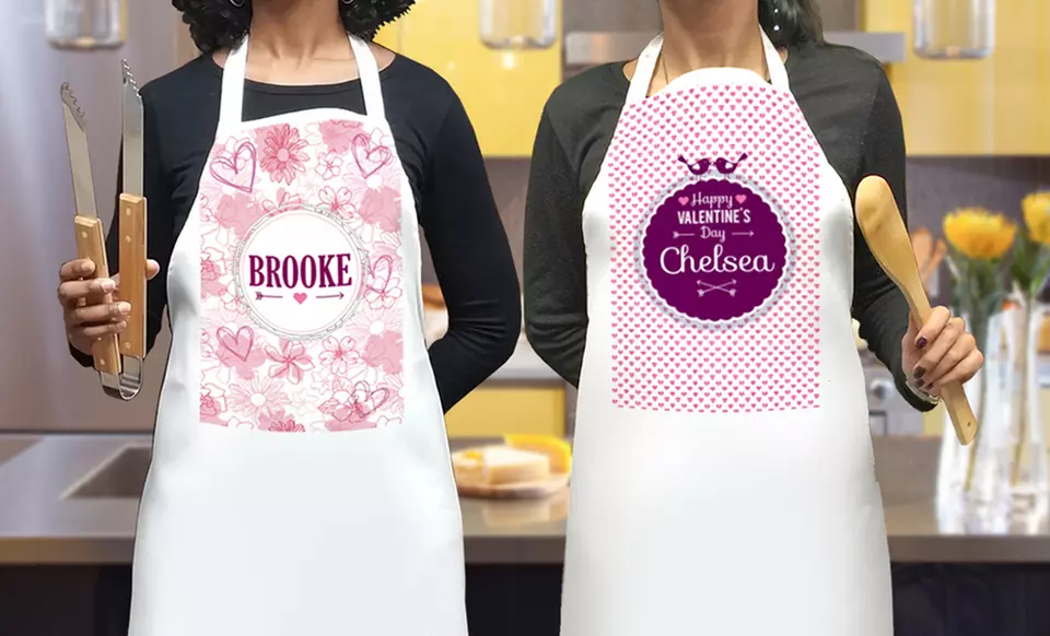 Personalized Couple Aprons from Monogram Online - Primary Image