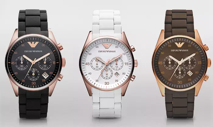 Men's and Ladies' Emporio Armani Watches from £149 (Up to 56% Off) - Primary Image