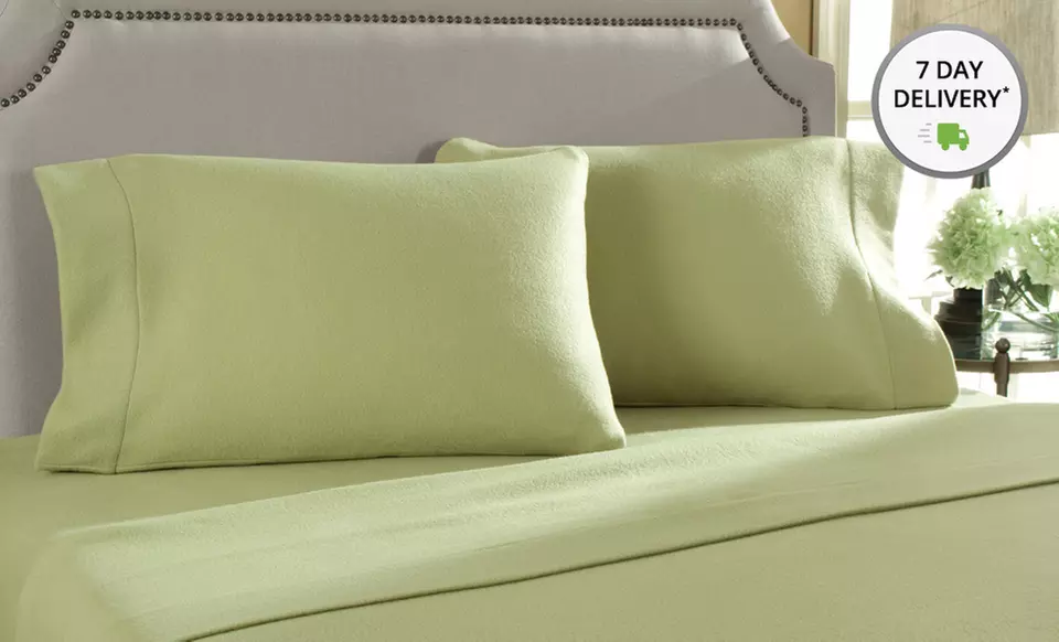 Winter Nights Microfleece Sheet Set. Multiple Sizes. Free Returns. - Primary Image