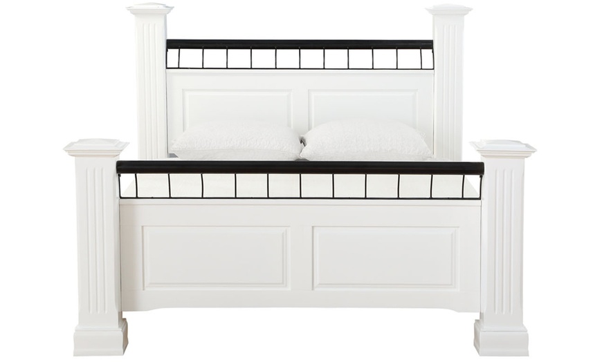 Image 4: Oakdale Solid Wooden Bed Frame