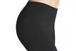 2er-Pack bequeme, atmungsaktive Damenleggings mit hoher Taille in Schwarz oder Lila - Second Medium