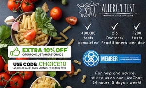 Food & Non-Food Intolerance Test from $19