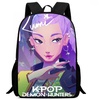Image 25: KPop Demon Hunters Inspired Backpack Set 