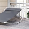 Image 3: Outsunny Lounger Rocking Bed