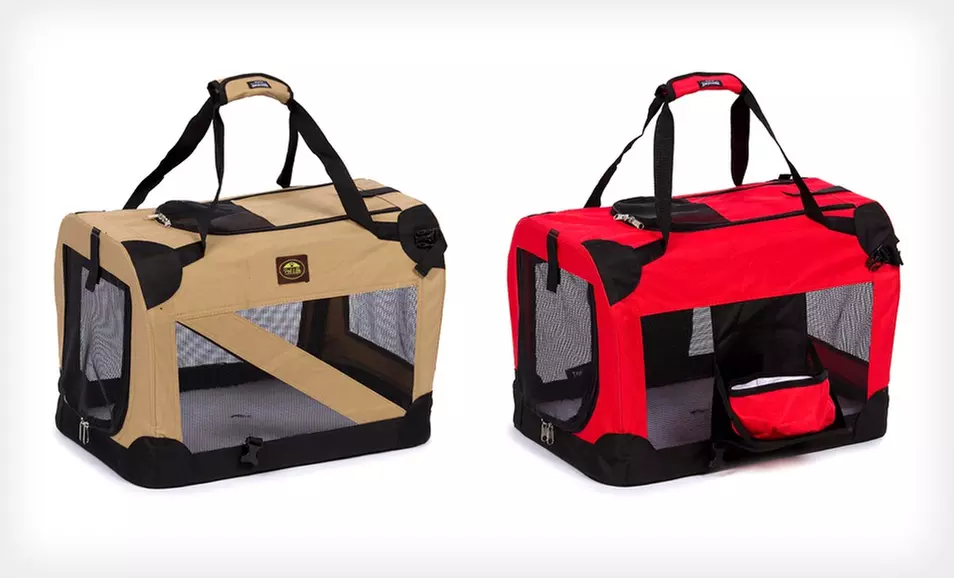 Pet Life 360-Degree Vista-View Collapsible Pet Crate (Up to 60% Off). Multiple Options. Free Shipping. - Second Medium