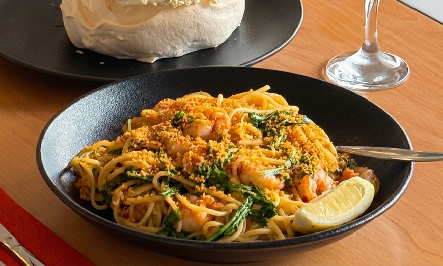 Image 5: Savor the Flavor: Pasta/Burger Meal with Dessert & Drink for 1, 2 or 4