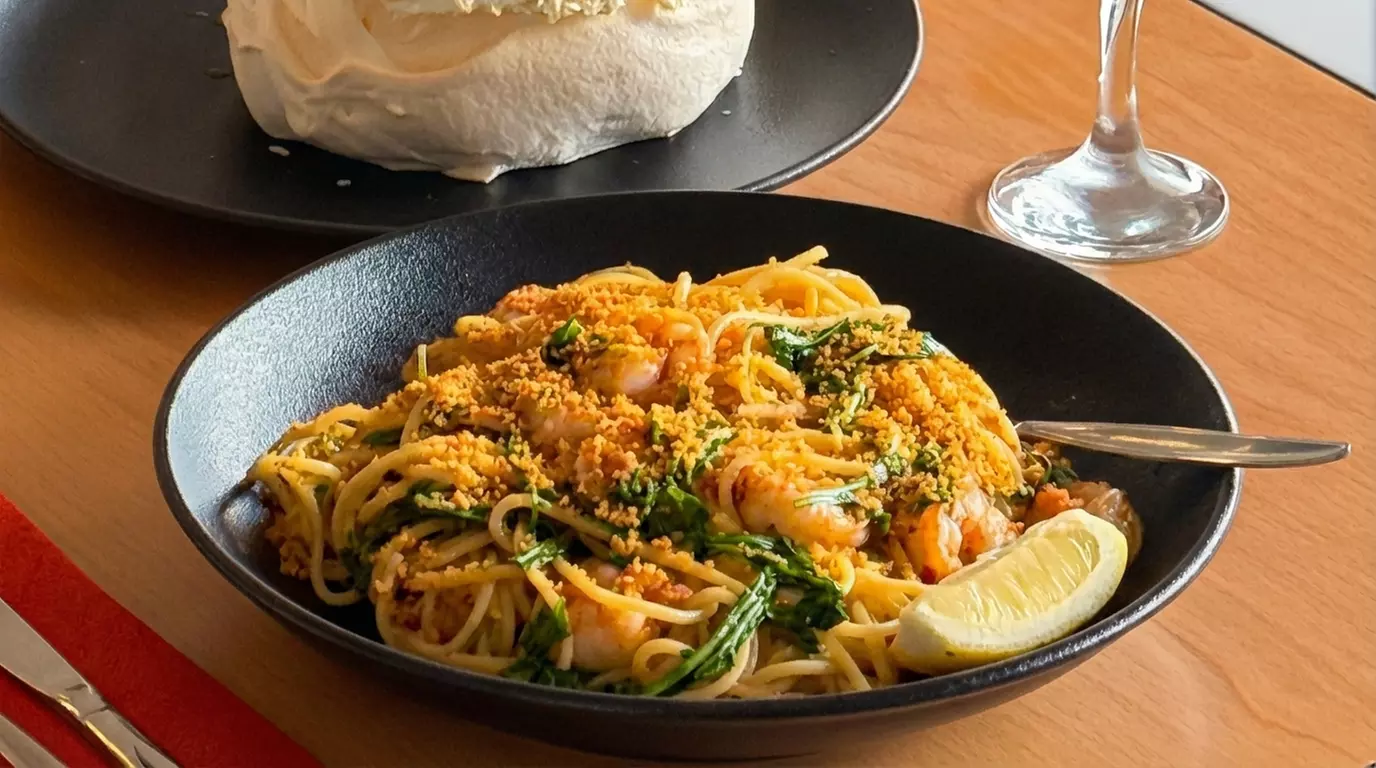 Savor the Flavor: Pasta/Burger Meal with Dessert & Drink for 1, 2 or 4