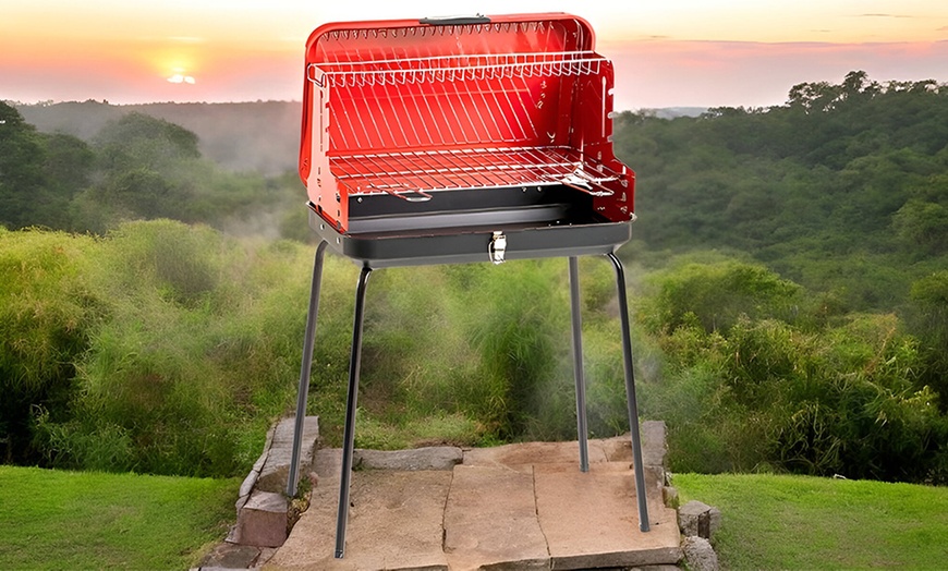 Image 4: Barbecue pieghevole a carbone
