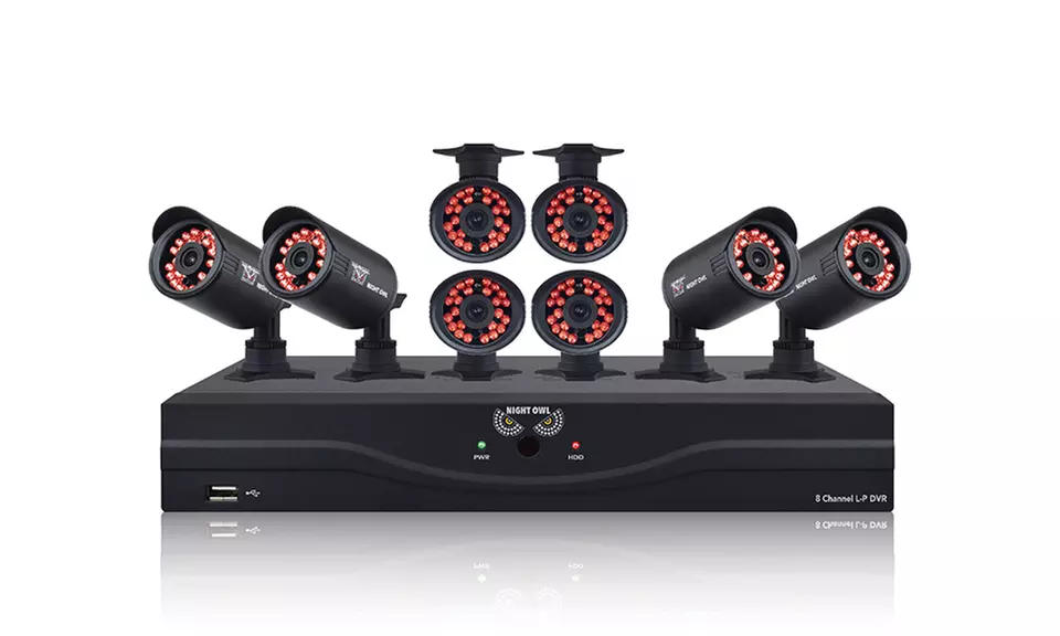 Night Owl 8-Channel DVR Security System with 8 Indoor/Outdoor Cameras - Primary Image
