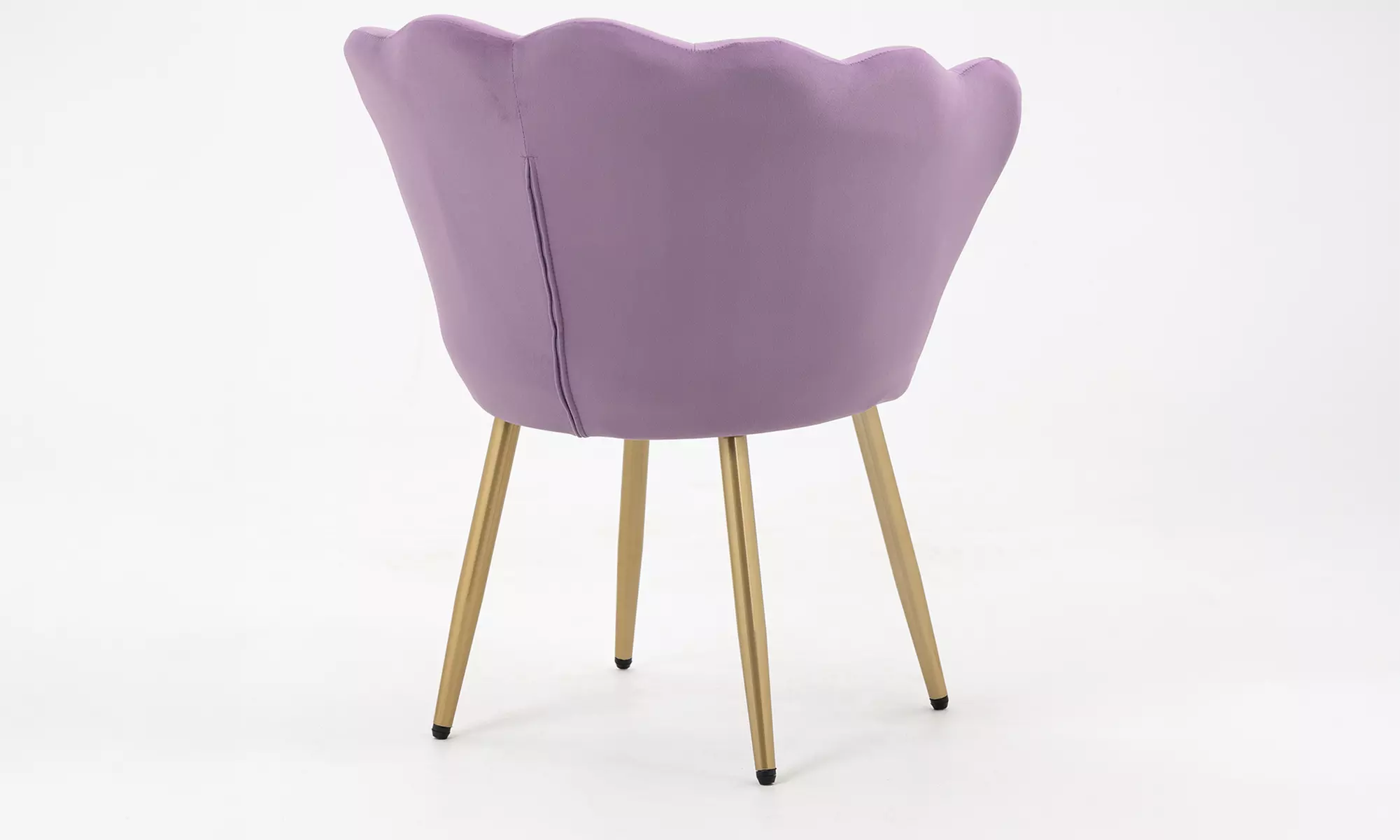 Poltroncina a conchiglia Maddina in velluto