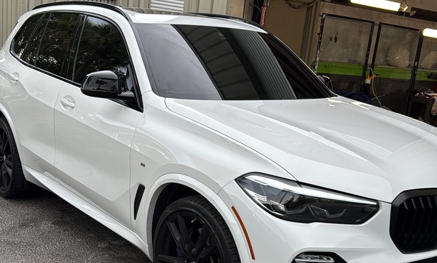 Image 3: Window Tint Removal for Your Car 5 windows or Two Front Windows