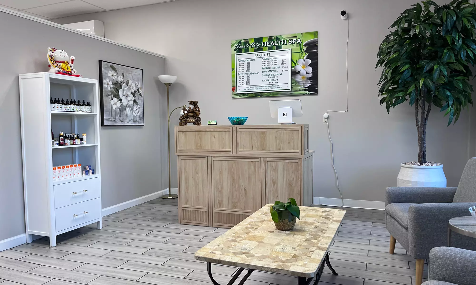 Deluxe Full Body Massage with Choice of Hot Stone or Cupping Therapy