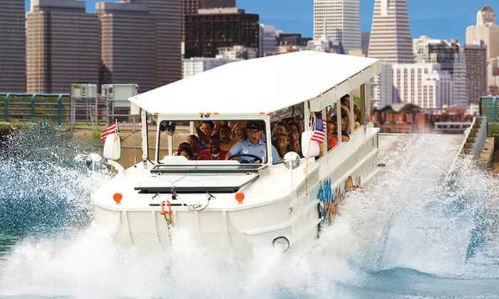 Land-and-Water Tour for Two, Four, or Six from Ride The Ducks San Francisco (Up to 44% Off)  - Primary Image