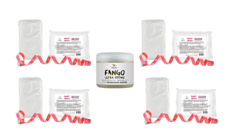 Image 2: Kit dimagrimento con Fango e bende drenanti Efory Cosmetics