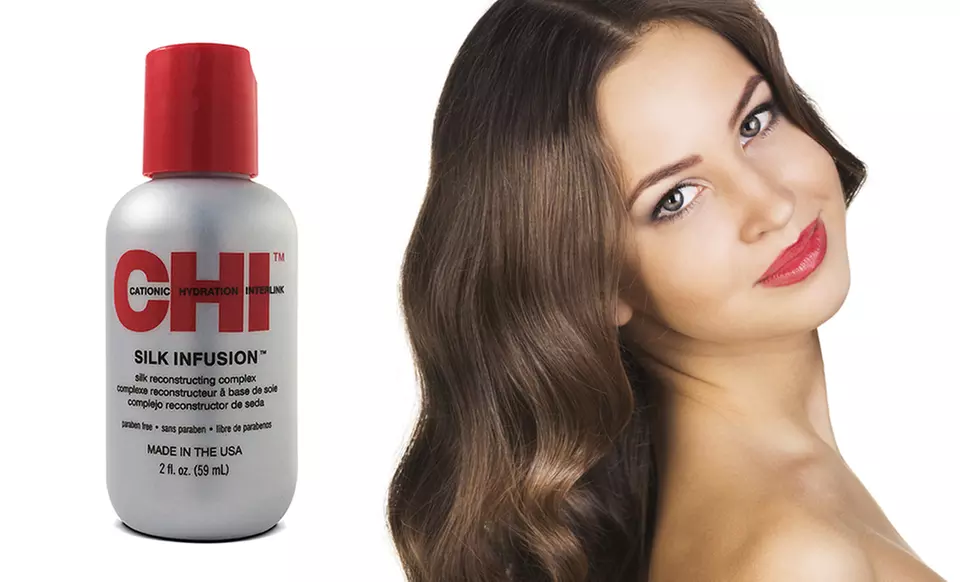 Chi Silk Infusion Heat-Protection Hair Serum; 2 Fl. Oz. - Primary Image