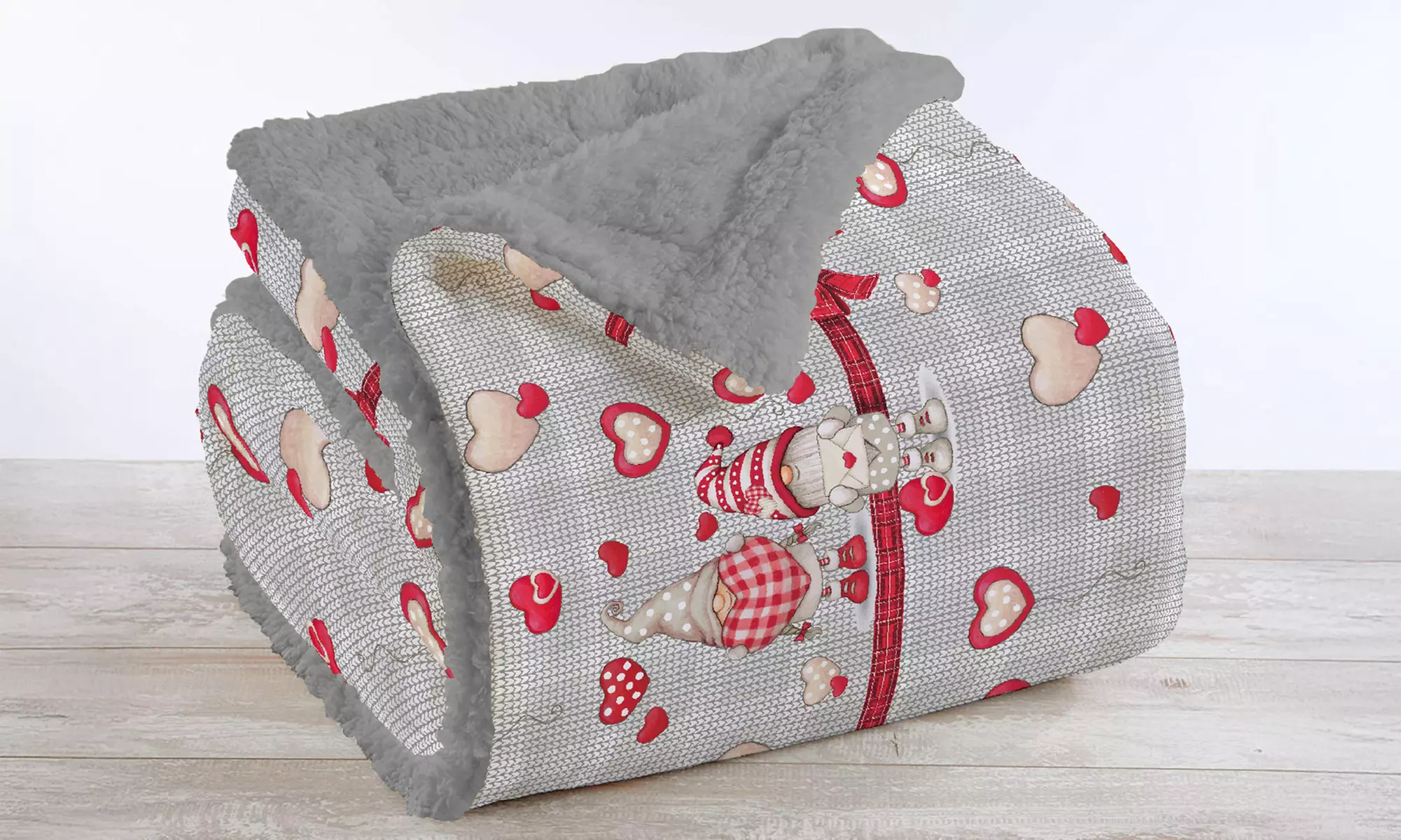 Morbida e calda coperta in sherpa