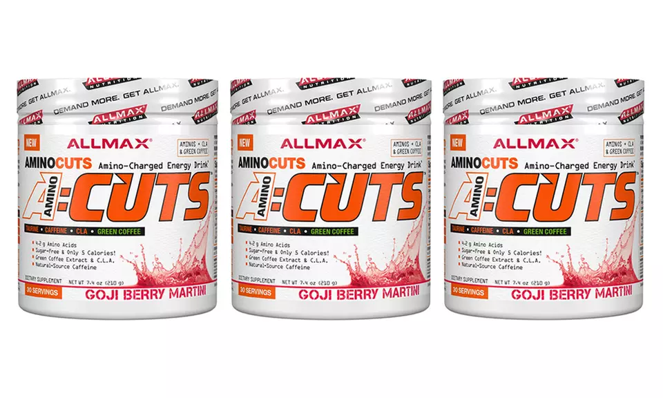 30 Servings of Allmax A:Cuts Energy Drink Mix (1- or 3-Pack) - Second Medium