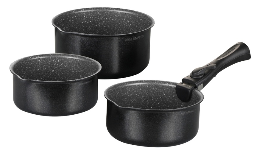 Image 4: Set de 3 casseroles Arthur Martin All-Fire