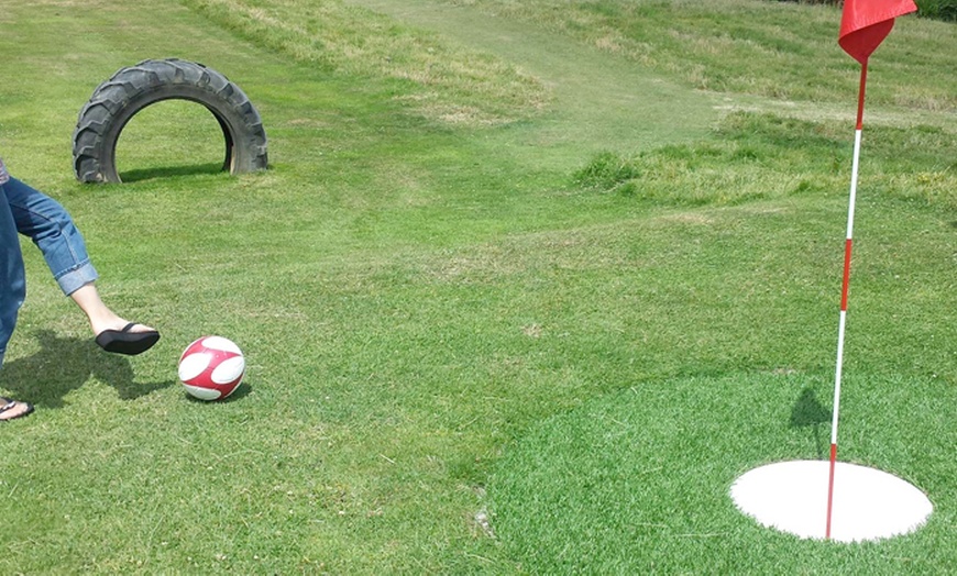 Image 1: 18 Holes of Football Golf