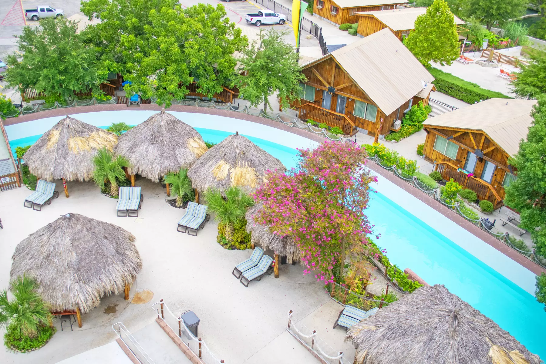 Riverbend Cabins at Schlitterbahn Resort with Waterpark Tickets!