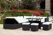 Conjunto de muebles de jardín para 10 personas "Gwandi" Côté Lounge, con envío gratuito - Second Medium