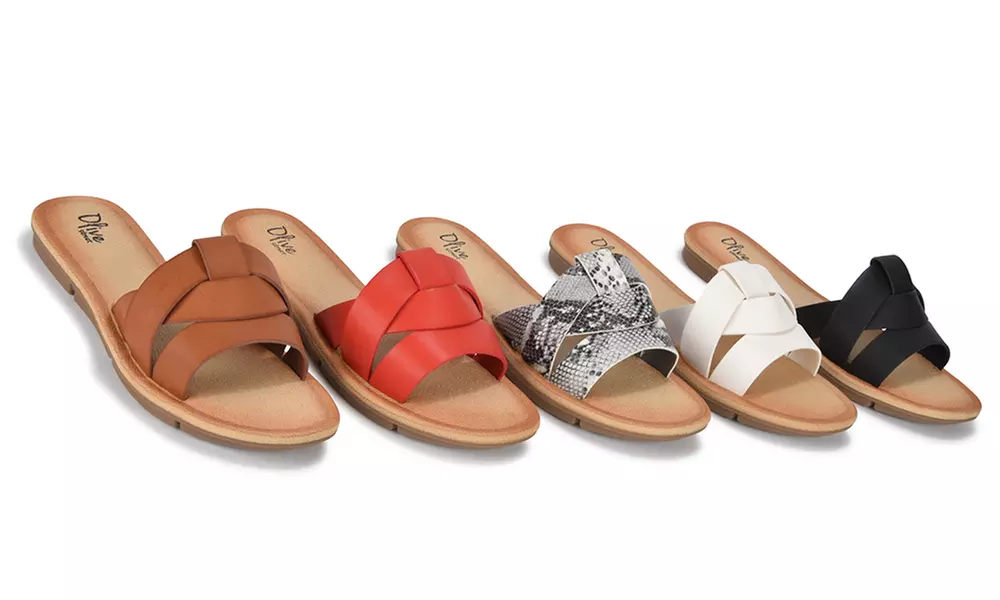 Olive Street Kiki Women's Braided Slide Sandal | Groupon Exclusive (Sizes 6.5 & 11) - Primary Image