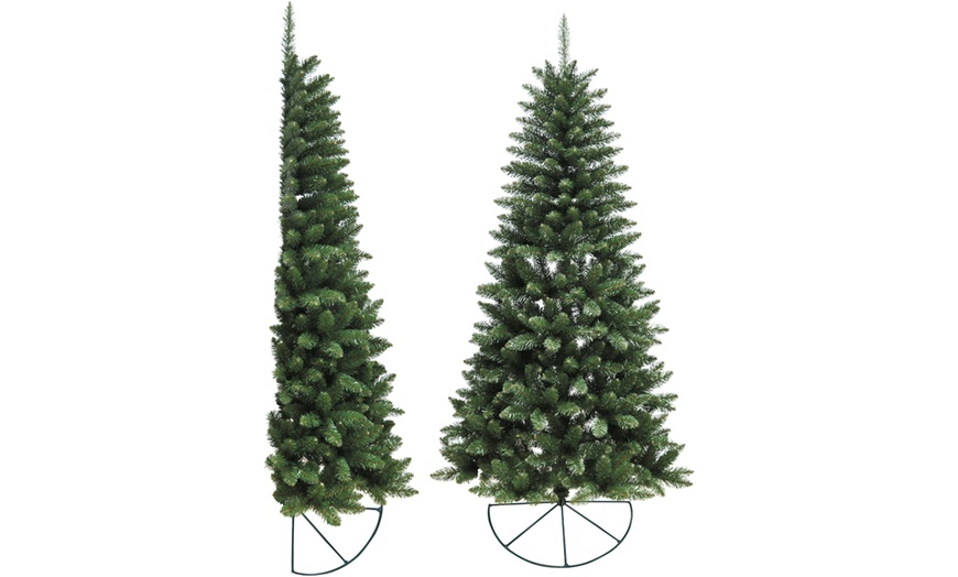 Image 1: Albero di Natale artificiale mezzo abete