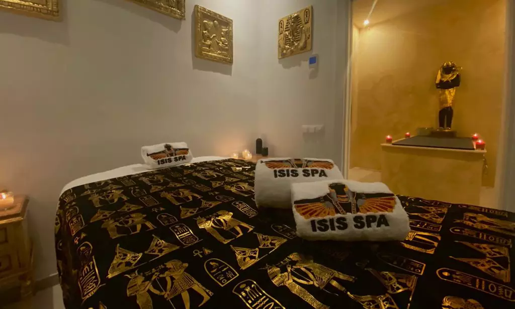 Masaje egipcio de 60 minutos para 2 personas en cabina doble con té