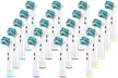 20 Pcs Replacement Toothbrush Heads Professional Brush Heads(Oral B Compatible)  - Second Medium