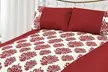3-Piece or 5-Piece Satin Flock Duvet Sets in Choice of Style and Colour £10.98-£19.98 (Up to 78% Off) - Image 5